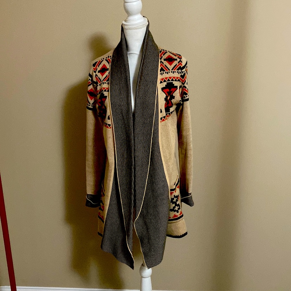 If it were me Aztec cardigan